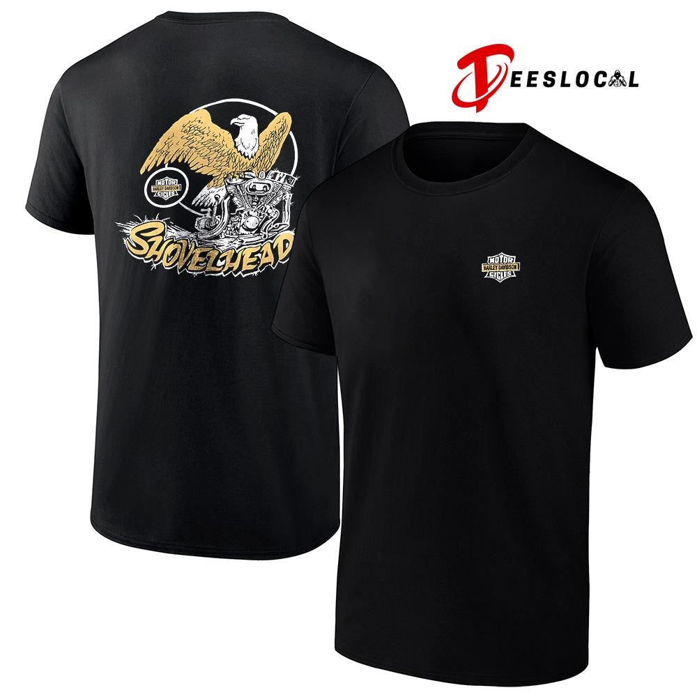 MotorHarleyDavidsonCiclesshovelheadeaglegraphicshirt