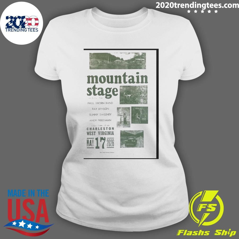 Mountain Stage with Kathy Mattea Charleston, West Virginia May 17, 2026 Poster Shirt
