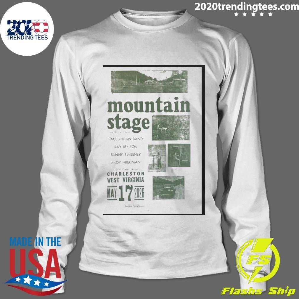 Mountain Stage with Kathy Mattea Charleston, West Virginia May 17, 2026 Poster Shirt