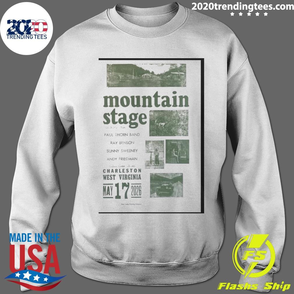 Mountain Stage with Kathy Mattea Charleston, West Virginia May 17, 2026 Poster Shirt