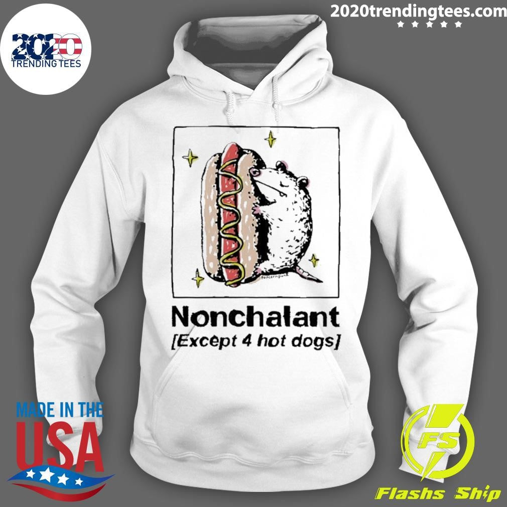 Mouse Nonchalant Except 4 Hot Dogs Shirt