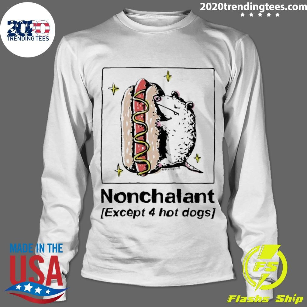 Mouse Nonchalant Except 4 Hot Dogs Shirt