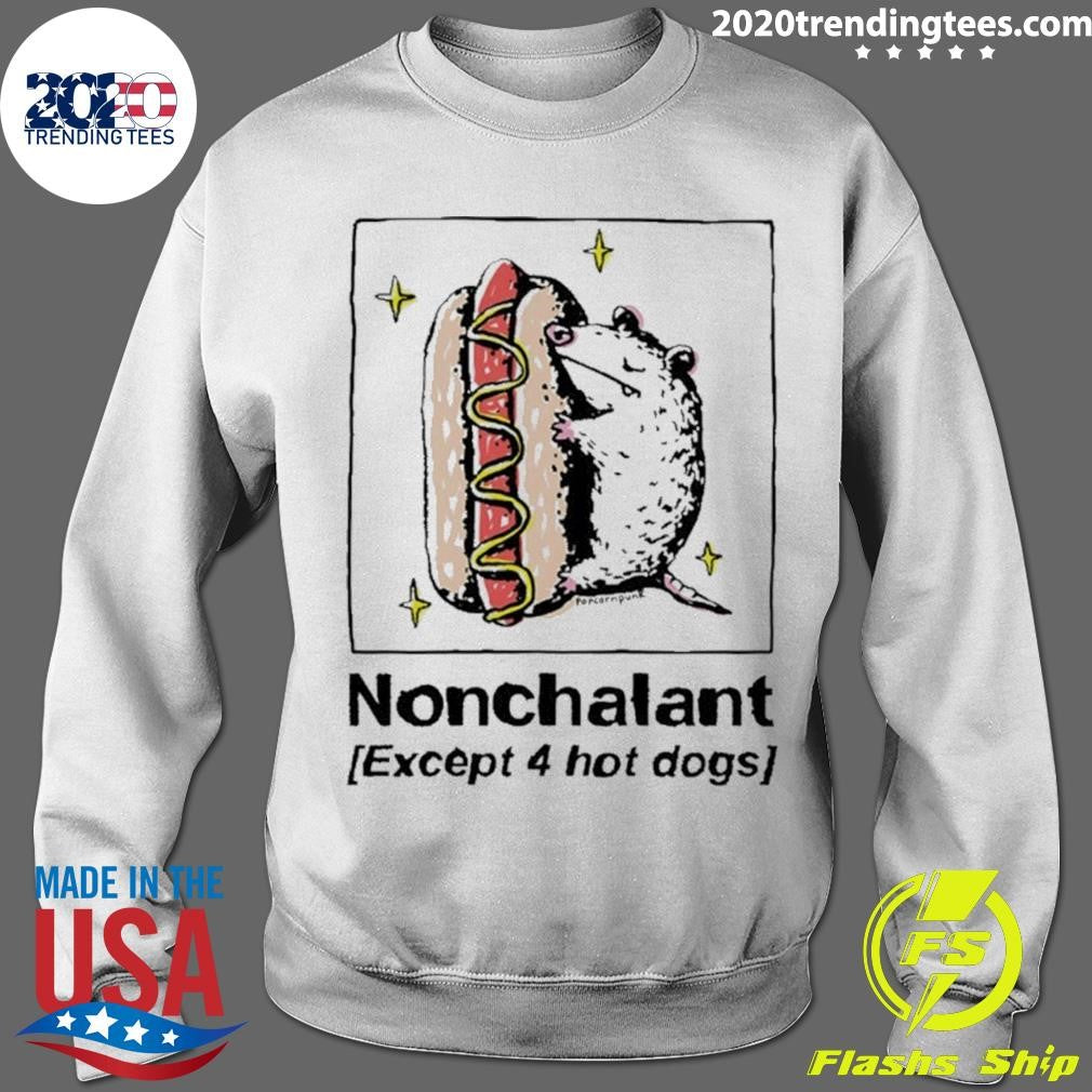 Mouse Nonchalant Except 4 Hot Dogs Shirt