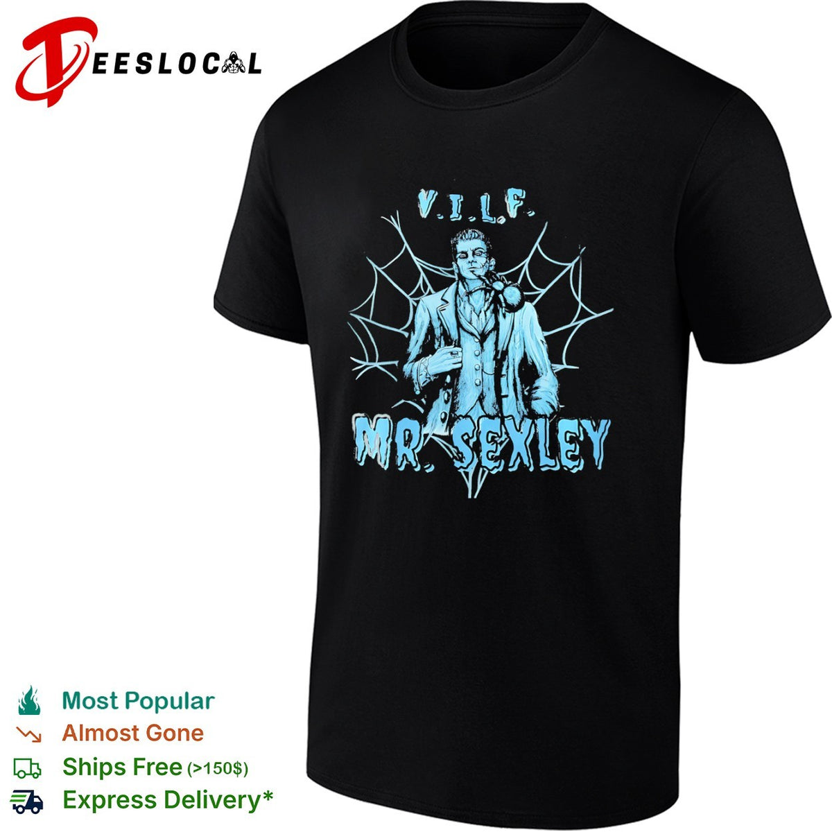 Mr Sexley VILF Spider shirt
