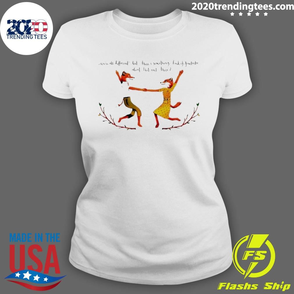 Mr. And Ms. Fox Wes Anderson Dancing Shirt