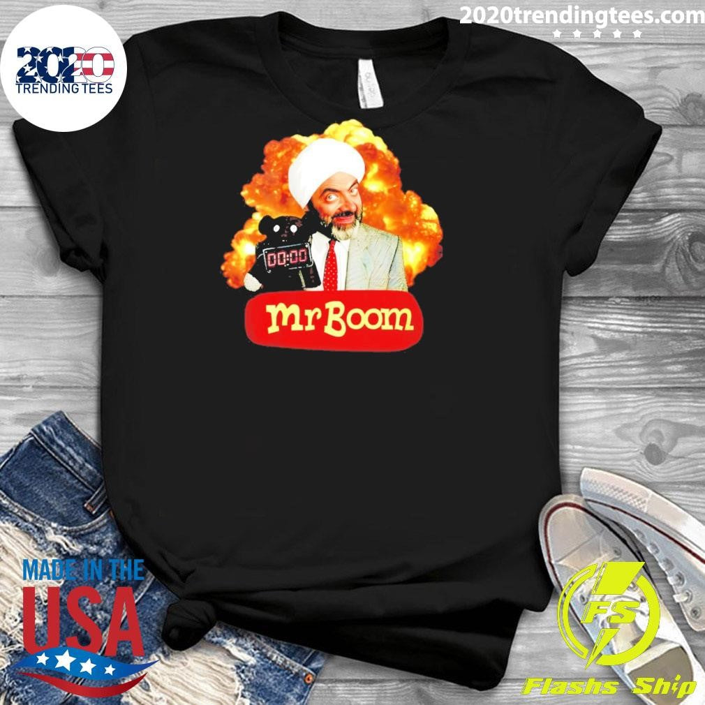 Mr. Bean Mr Boom Parody Funny Meme Shirt