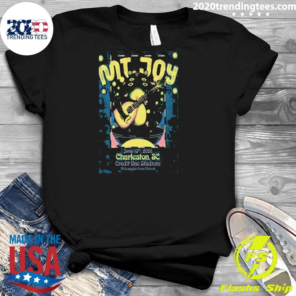 Mt. Joy Charleston, Nam Carolina June 13 2026 Poster Shirtmt. Joy Charleston, Nam Carolina June 13 2026 Poster Shirt