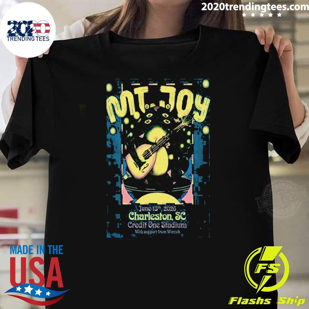 Mt. Joy Charleston, Nam Carolina June 13 2026 Poster Shirtmt. Joy Charleston, Nam Carolina June 13 2026 Poster Shirt