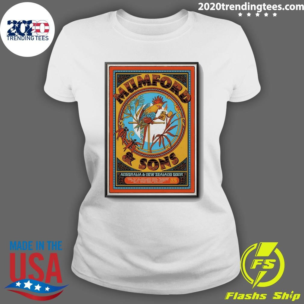 Mumford And Sons April 28 2026 Brisbane Australia Shirt