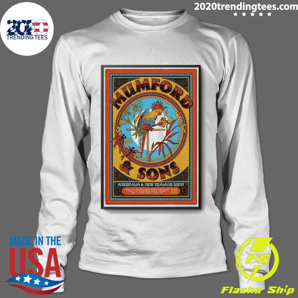 Mumford And Sons April 28 2026 Brisbane Australia Shirt