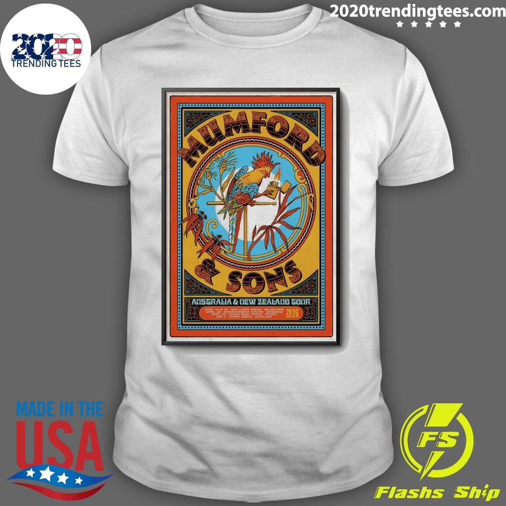 Mumford And Sons April 28 2026 Brisbane Australia Shirt