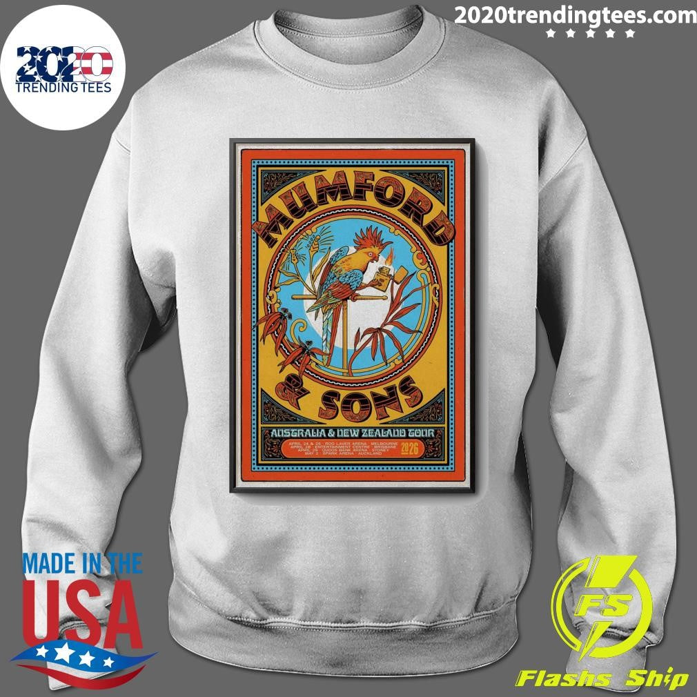 Mumford And Sons April 28 2026 Brisbane Australia Shirt