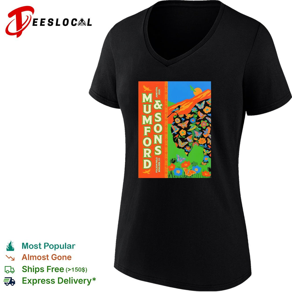 Mumford And Sons Prizefighter Tour Boulder CO 2026 Tonight At Folsom Field shirt