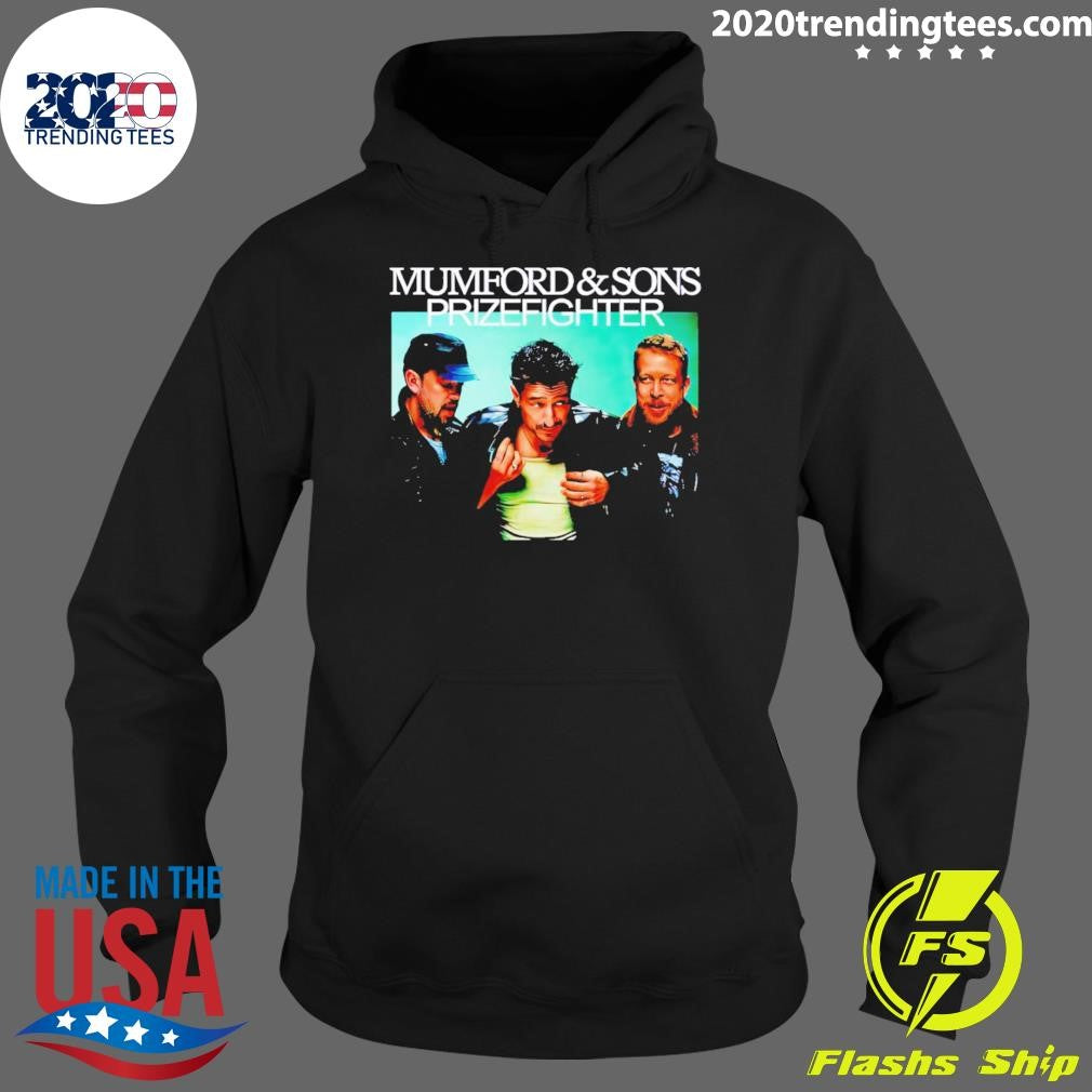 Mumford and Sons Prizefighter North America Tour 2026 City Dates Retro Washed Shirt