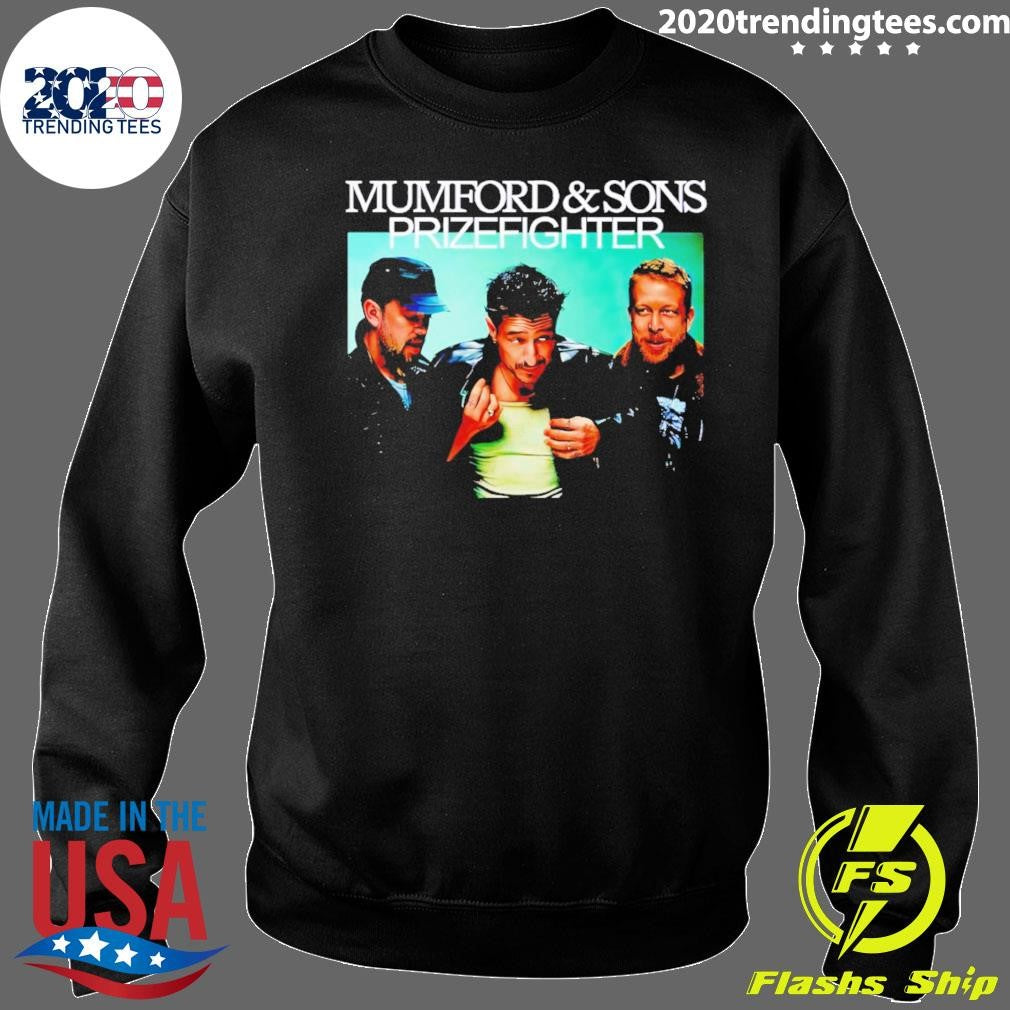 Mumford and Sons Prizefighter North America Tour 2026 City Dates Retro Washed Shirt