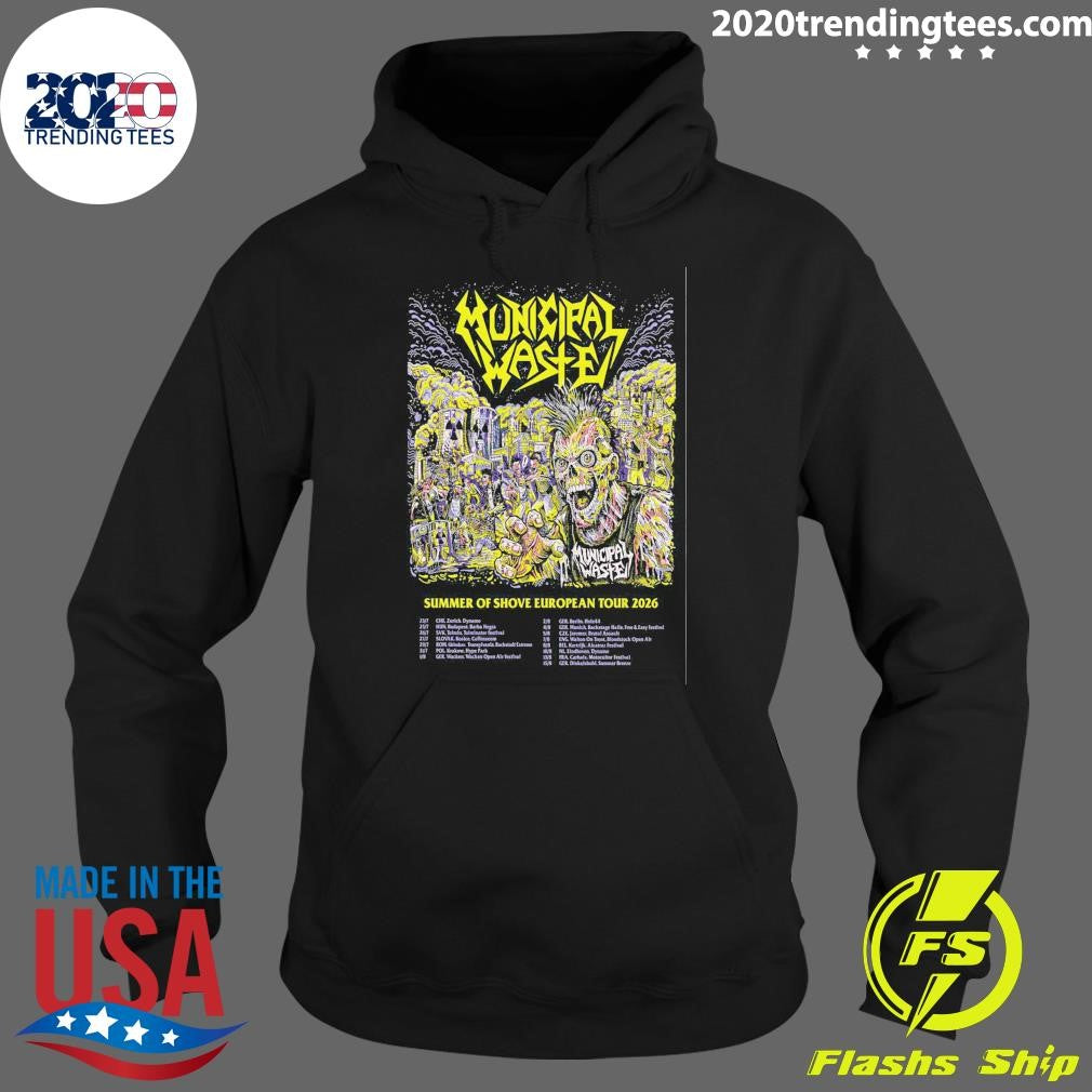 Municipal Waste Summer Of Shove 2026 EU Shows Shirt