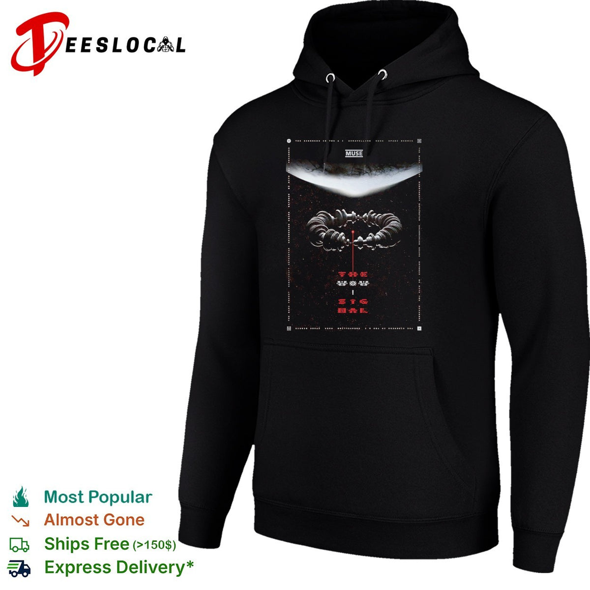 Muse the Wow signal space shirt