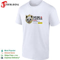 Music 4 Cancer Fest XIV 2026 flaming panda artistic event promotional white shirt