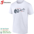 Music city guitar silhouette vintage badge shirt