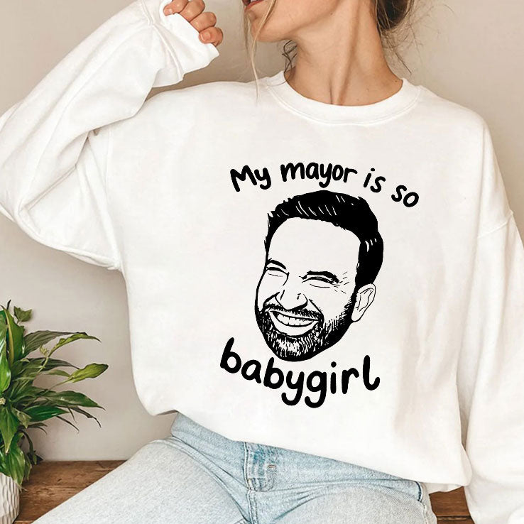 My Mayor Is So Babygirl Zohran Mamdani T Shirt