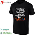 My Mayor Muslim My Bagel Jewish My Christian Dior Knicks in 4 New York Basketball shirt