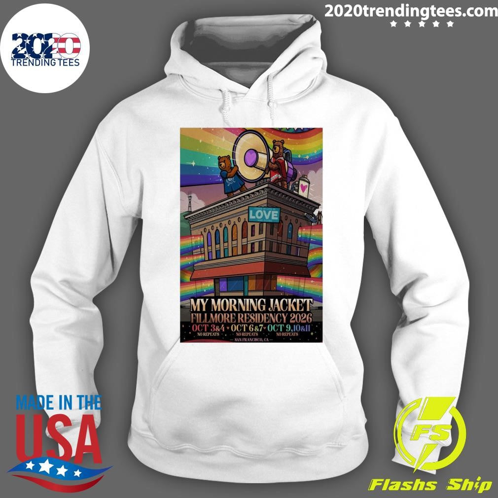 My Morning Jacket Shows at The Fillmore San Francisco, CA October 3-11, 2026 Shirt