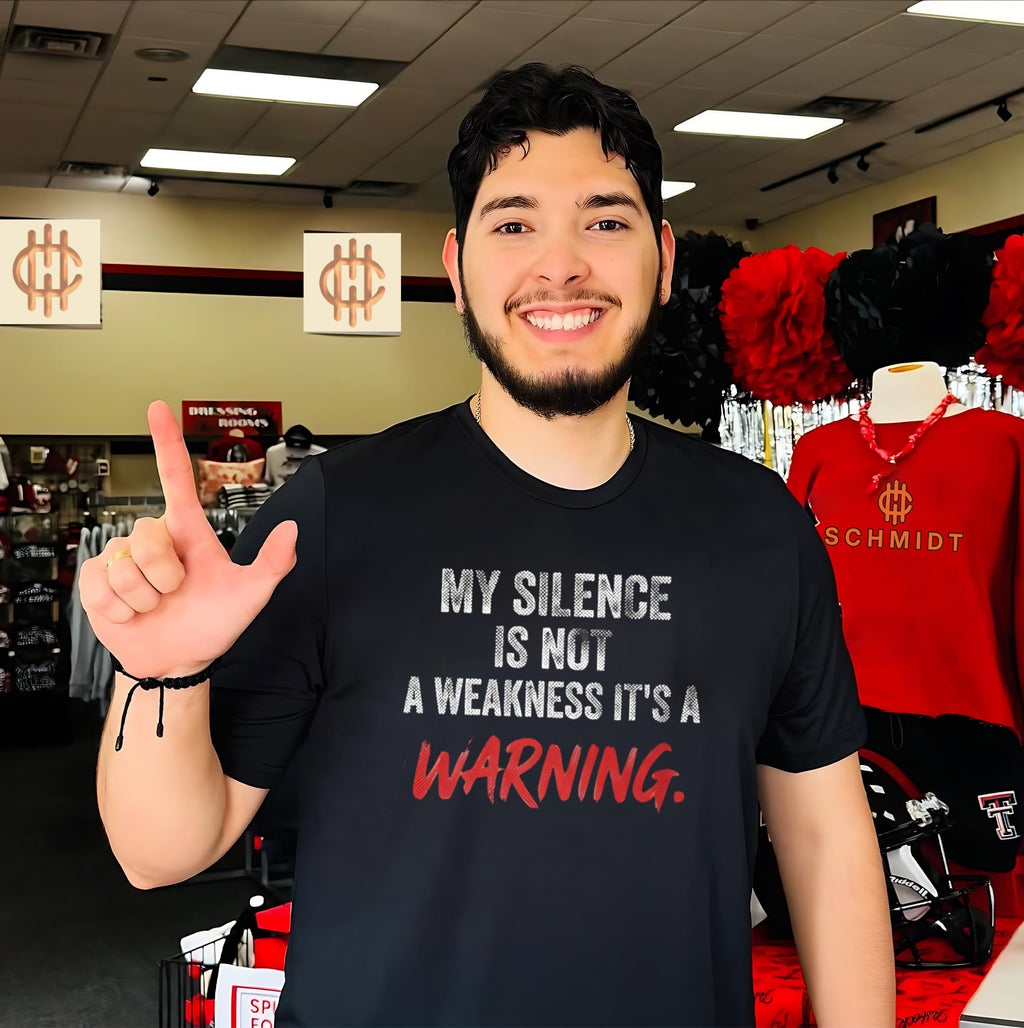 My silence is not a weakness it’s a warning shirt