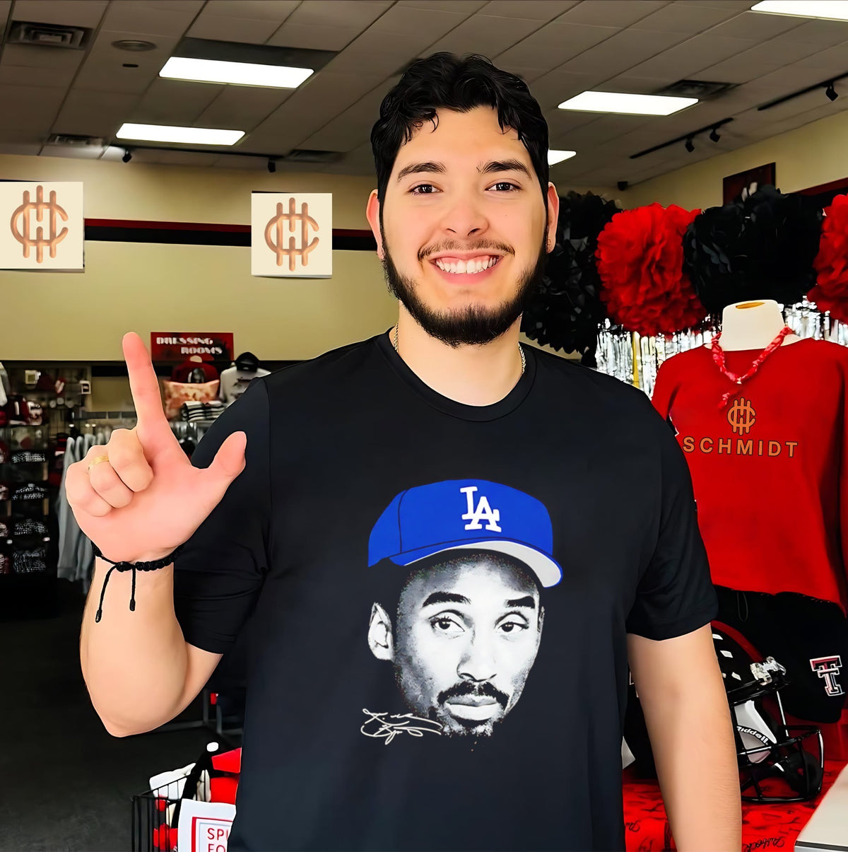 Myles Garrett Kobe Bryant signature big head shirt