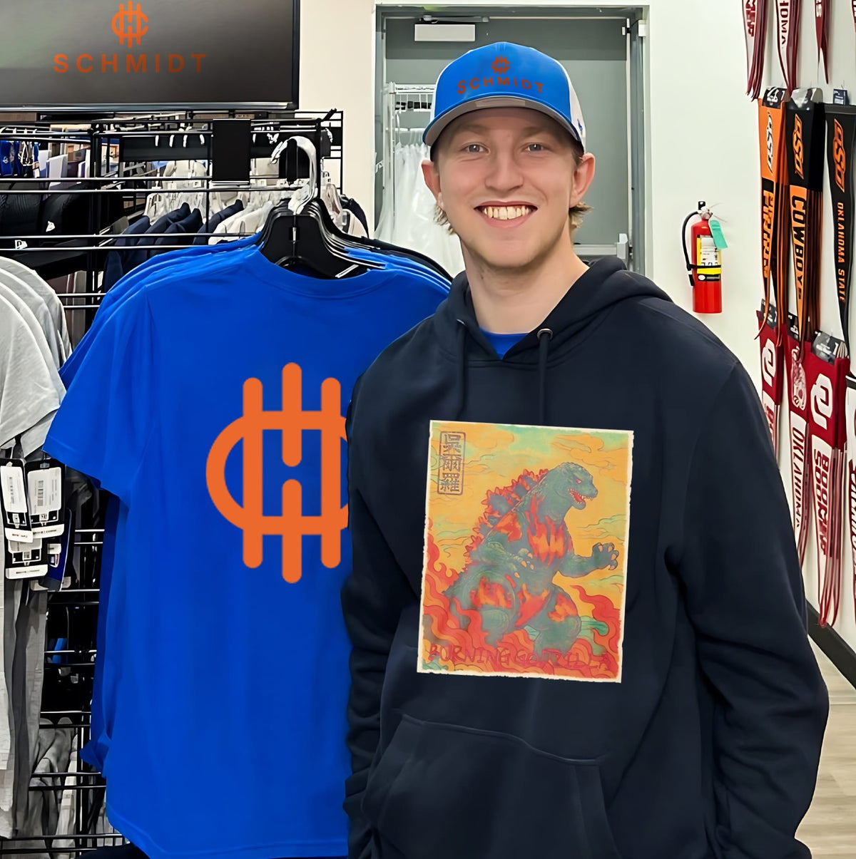 Myles Garrett Rams Godzilla Shirt