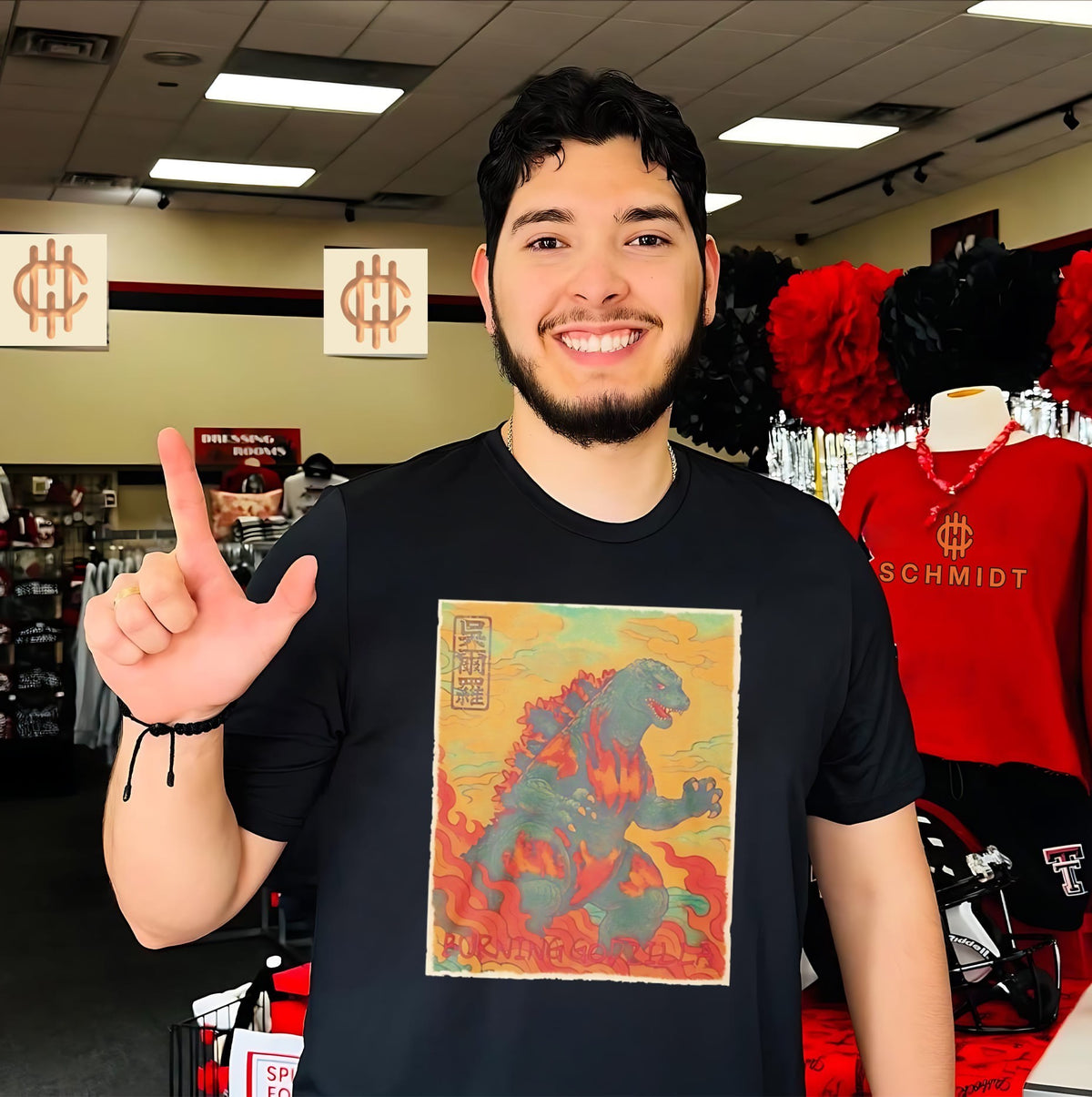 Myles Garrett Rams Godzilla Shirt
