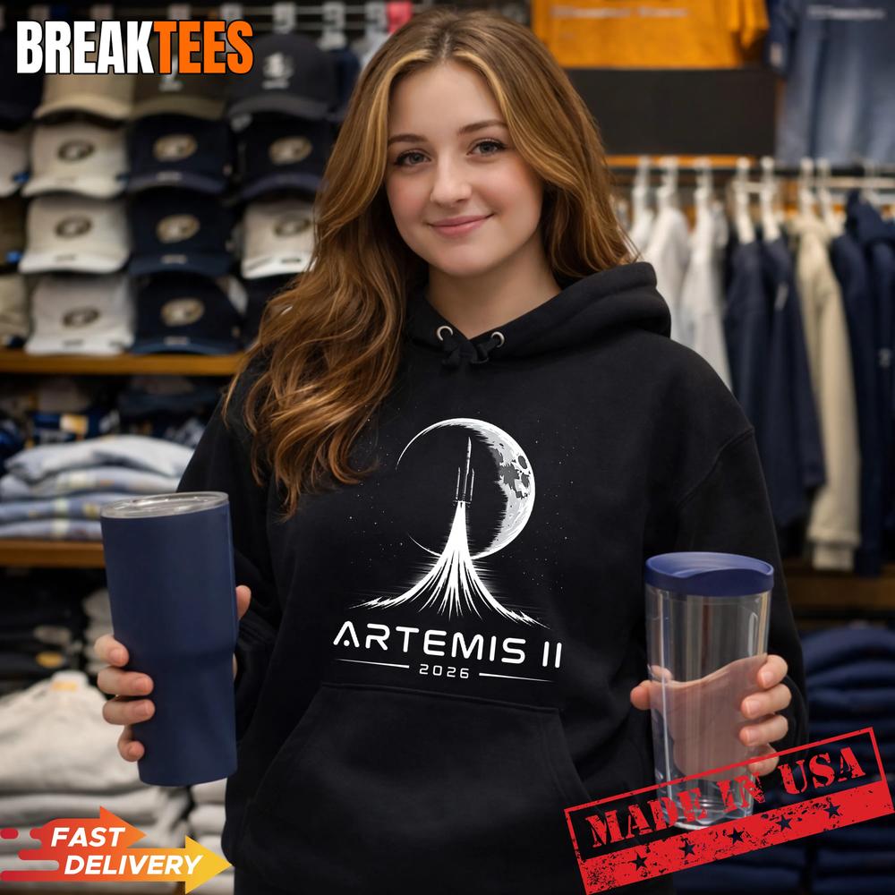 NASA Artemis II Launch to The Moon Space Mission 2026 T-Shirt