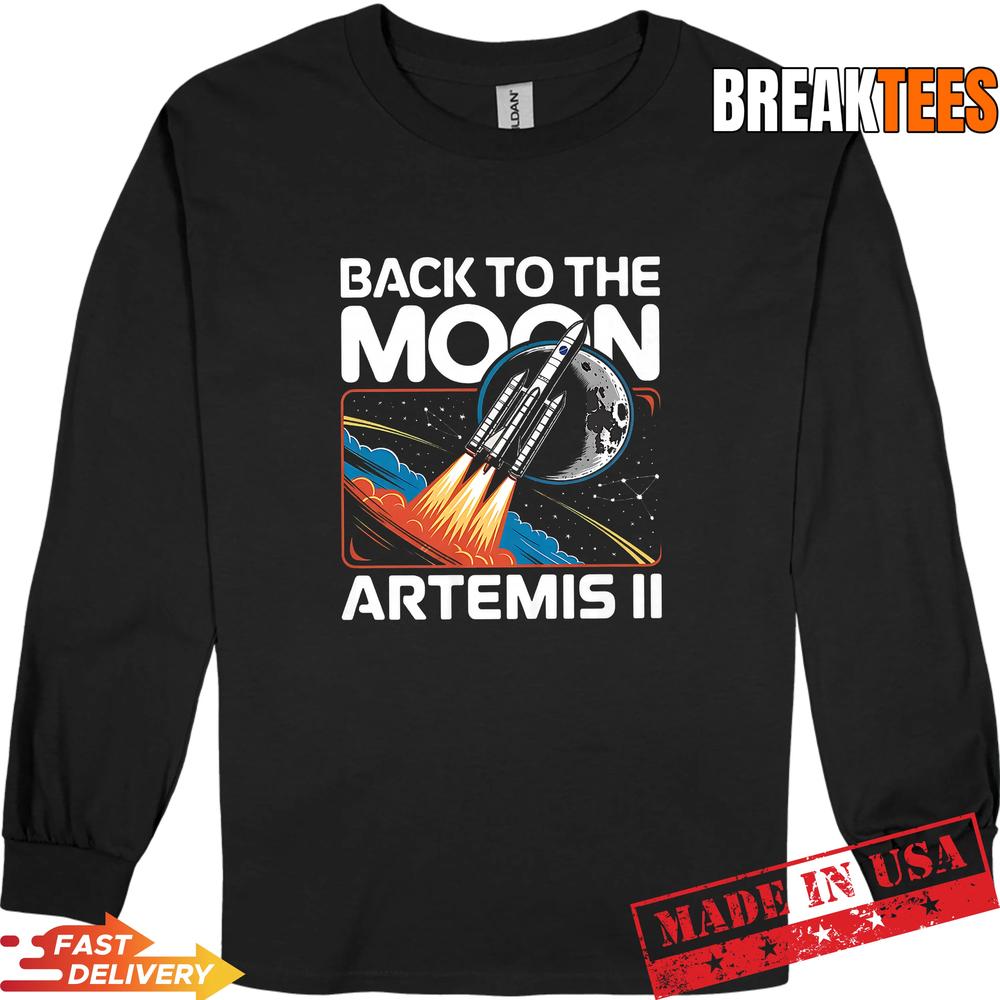 NASA Artemis Launch Back to The Moon 2026 T-Shirt