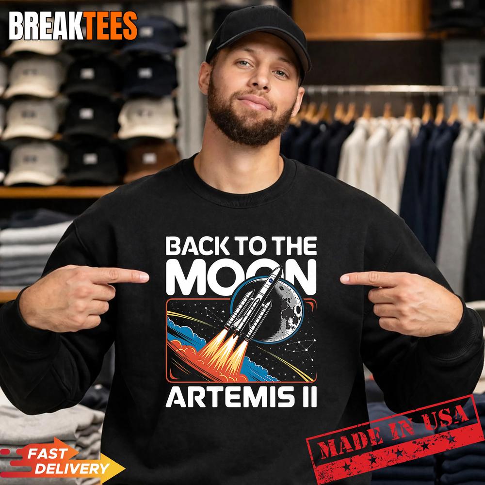 NASA Artemis Launch Back to The Moon 2026 T-Shirt