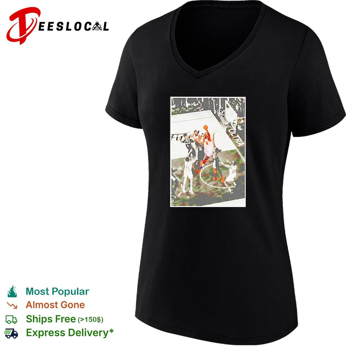 NBA Finals basketball game action photo framed art poster shirt