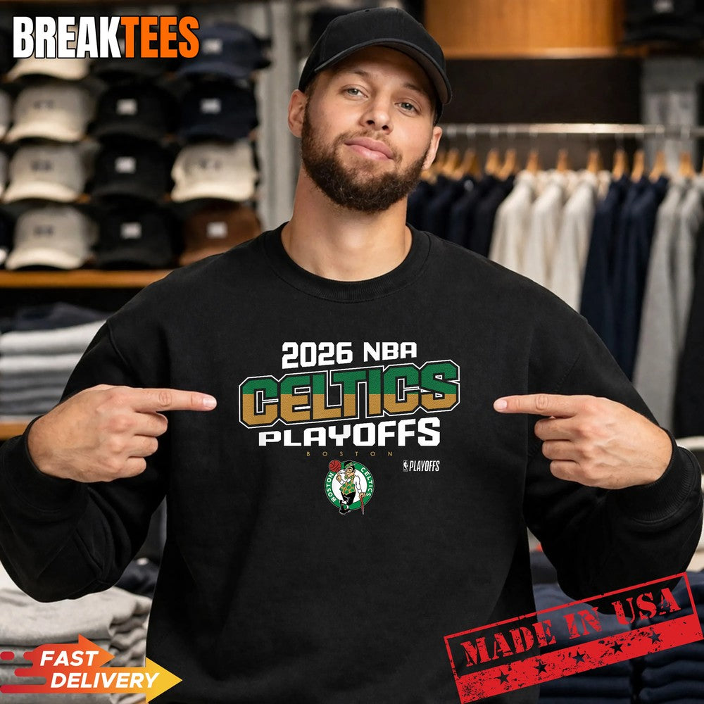NBA Official 2026 Playoffs Boston Celtics Next Level T-Shirt