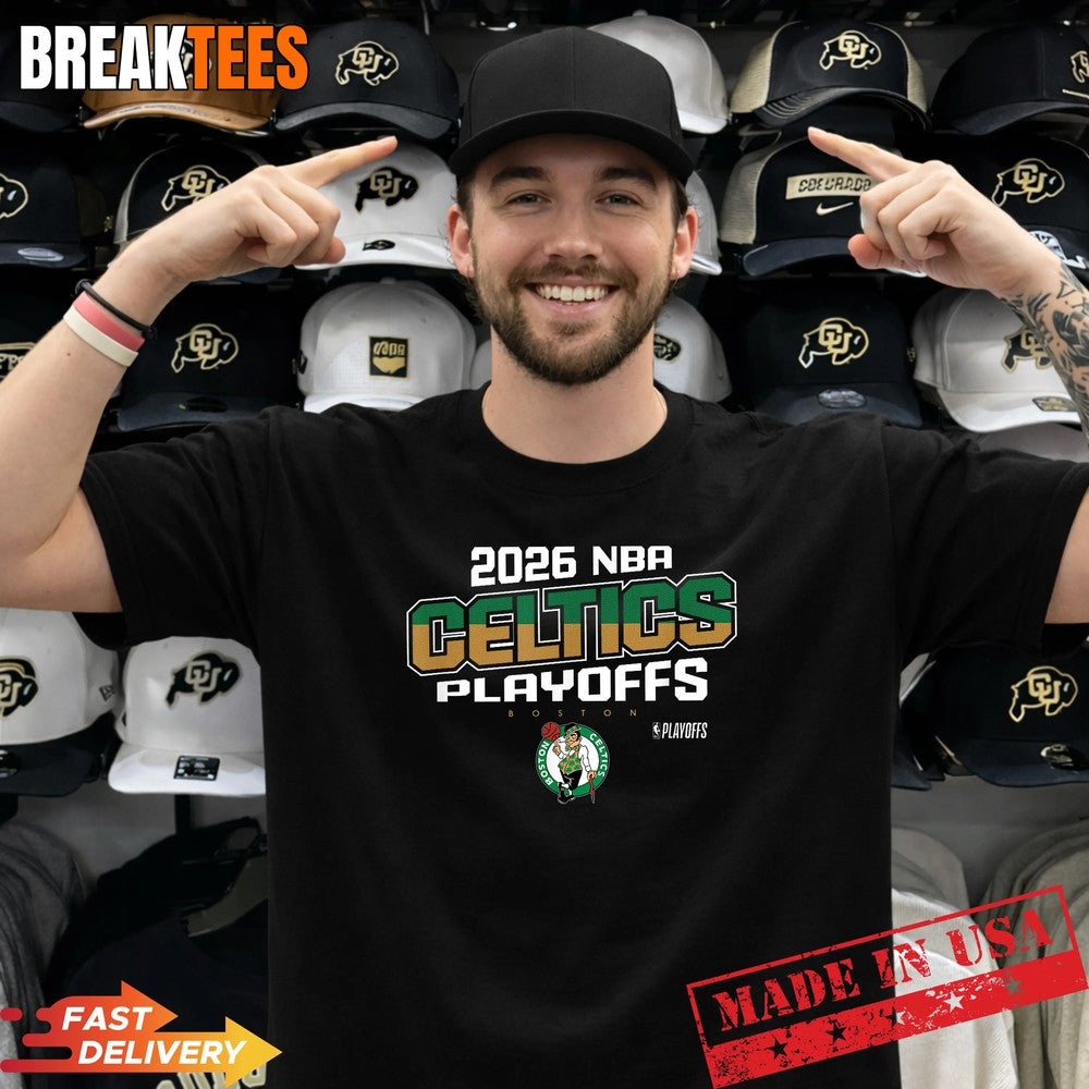 NBA Official 2026 Playoffs Boston Celtics Next Level T-Shirt