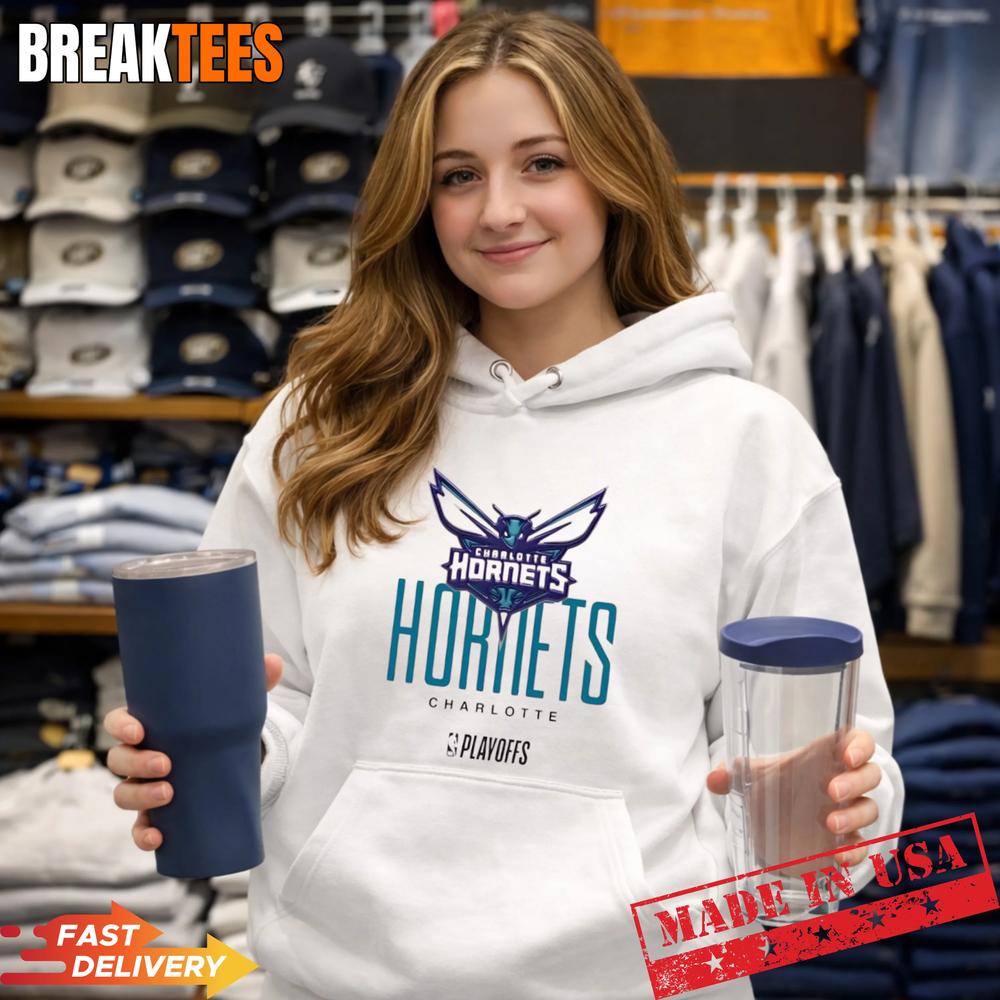 NBA Playoffs Charlotte Hornets Basketball Logo T-Shirt