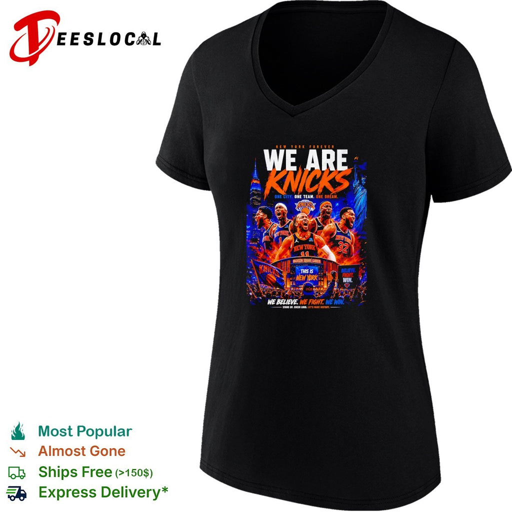 NBA We Are Knicks team this is New York shirt