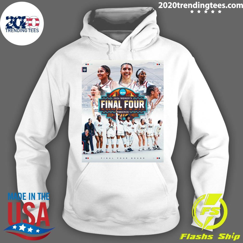 NCAA 2026 Uconn Huskies Women’s Final Four Phoenix Final Four Bound Shirt