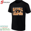 NCAA Baseball National Champions 2026 Texas Longhorns Logo Text Design shirt