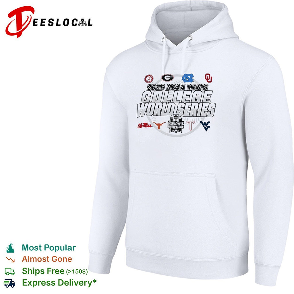 NCAA Men’s College World Series 2026 Alabama Georgia Tar Heels Ole Texas Troy West Virginia shirt