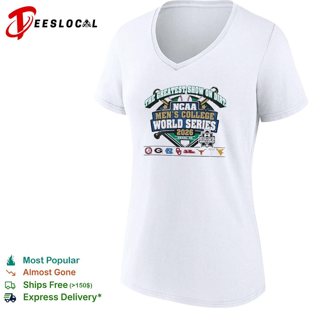 NCAA Men’s College World Series 2026 the greatest show on dirt Omaha NE shirt