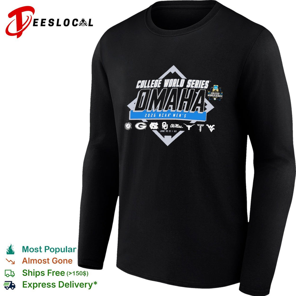 NCAA Men’s College World Series MCWS Omaha 2026 shirt