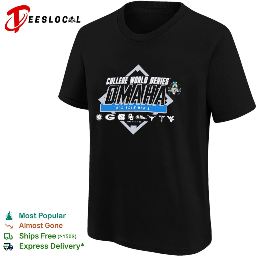 NCAA Men’s College World Series MCWS Omaha 2026 shirt