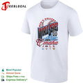 NCAA Mens College World Series city skyline 2026 Omaha shirt