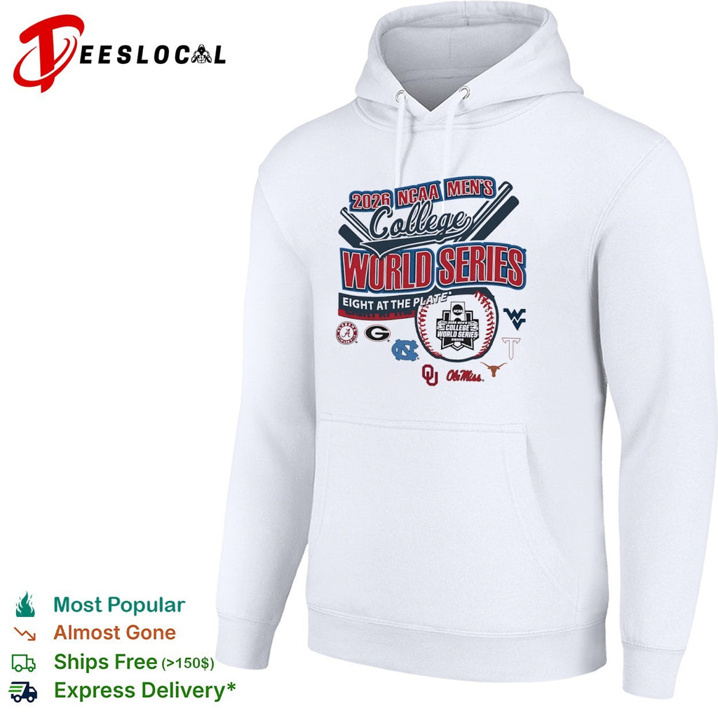 NCAA Men’s College World Series eight at the plate 2026 shirt