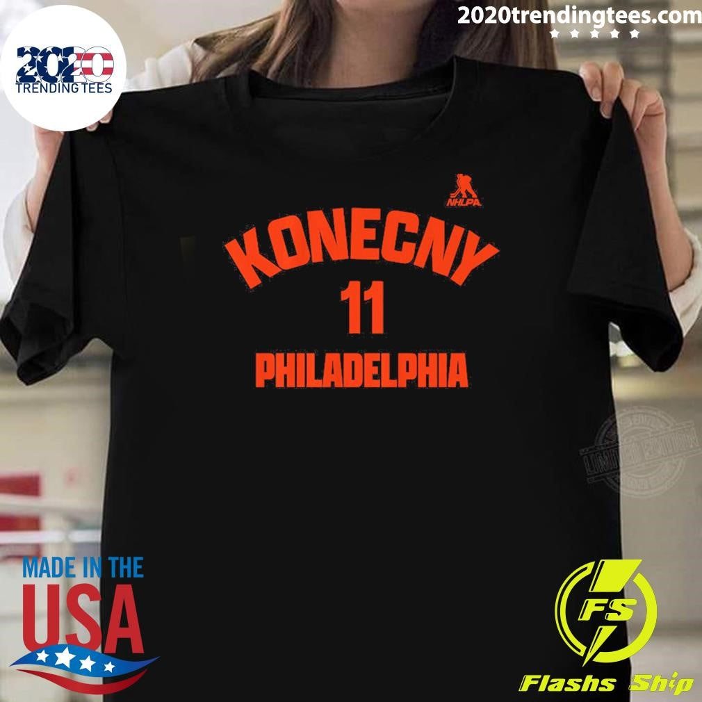 NHLPA Travis Konecny Philadelphia 11 Shirt
