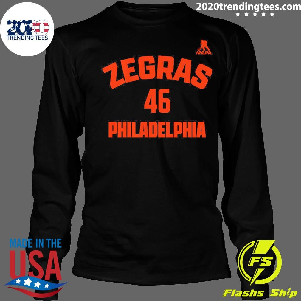 NHLPA Trevor Zegras Philadelphia 46 Shirt