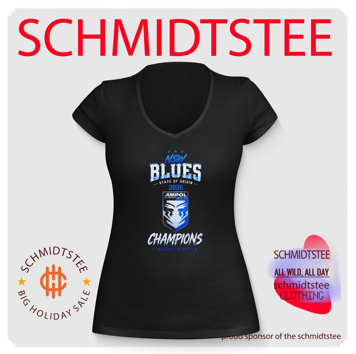 NSW Blues State Of Origin 2026 Champions shirt