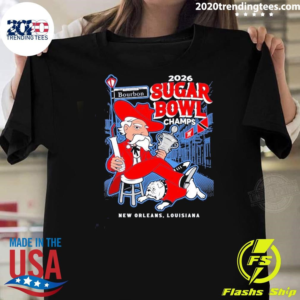 NWT Ole Miss 2026 Sugar Bowl Champs New Orleans Louisiana Shirt